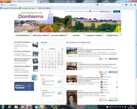 Imagen Donhierro pone en servicio su nueva web desarrollada por la Diputación