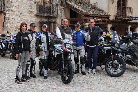 Imagen La ‘Segovia Rider Day’ de la Diputación muestra a más de un centenar y medio de moteros procedentes de Andalucía, Cataluña o Navarra...