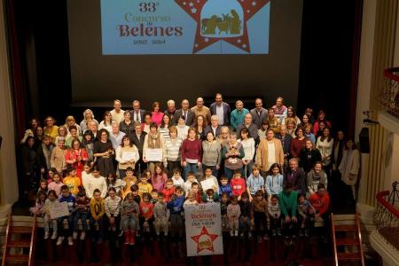 Imagen El Teatro Juan Bravo se viste de gala para hacer entrega de los premios a los ganadores del Concurso Provincial de Belenes de la...