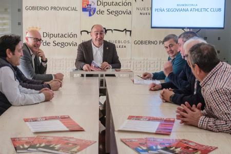 Imagen La Diputación de Segovia apoyará el Congreso Internacional de Peñas del Athletic Club de Bilbao que se celebrará en la provincia del 26 al 28 de abri